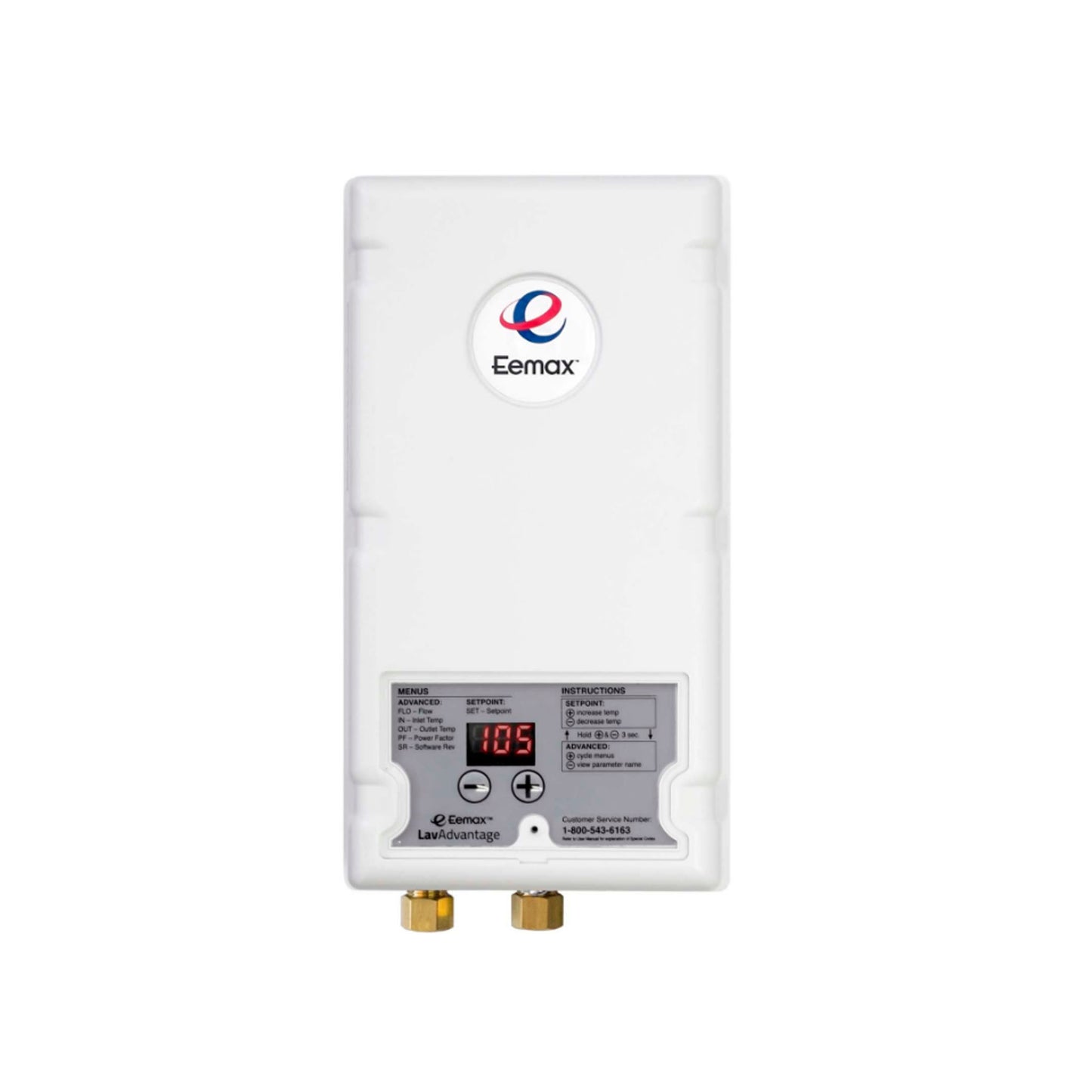 2 GPM Thermostatic 277 Vac Commercial Electric Tankless Water Heater - 1-Phase, 29A, 8kW