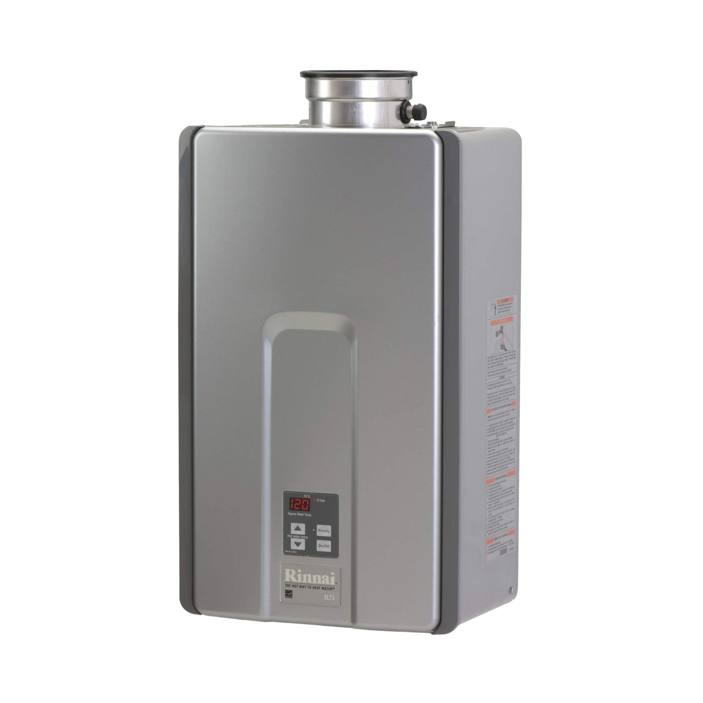 7.5 GPM Luxury Tankless Liquid Propane Commercial / Residential Gas Water Heater - 199000 BTU, Indoor