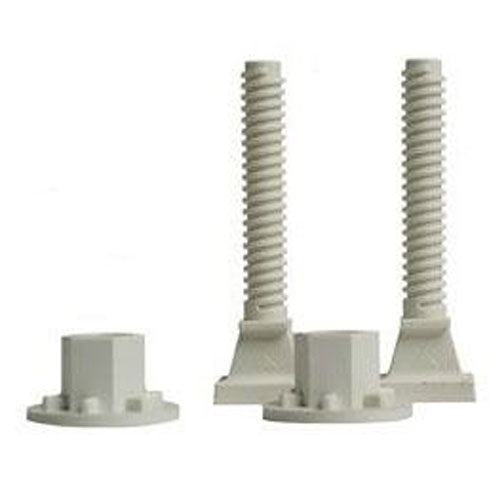 SIOUX PLASTIC CLOSET BOLTS W/OPEN NUT 425-PB